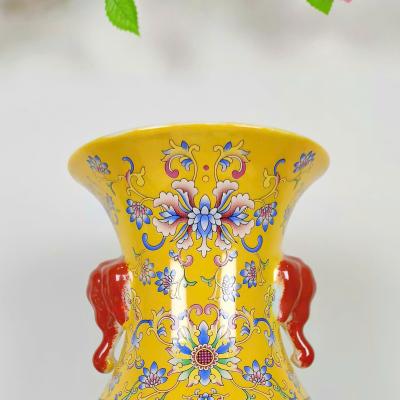BÌNH TAI VOI HỌA TIẾT THẬP NHỊ KIM THOA